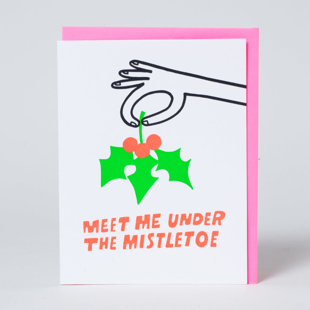 Under the Mistletoe Holiday Card