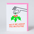 Under the Mistletoe Holiday Card