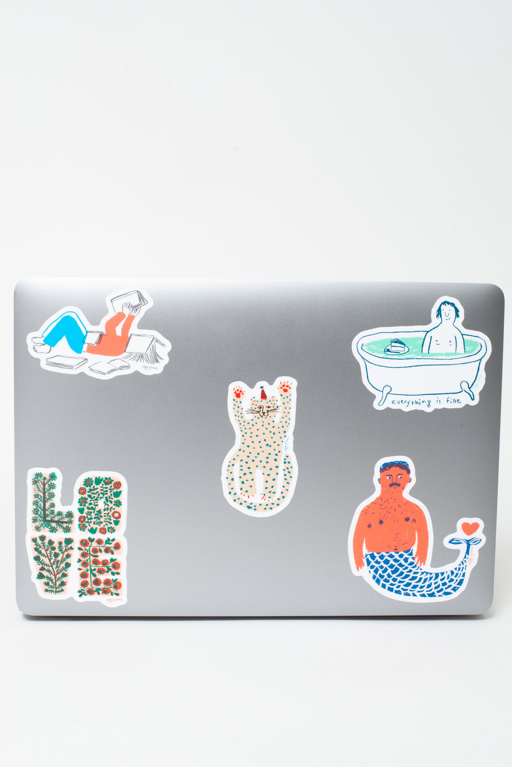 Floral Love Letters Vinyl Sticker