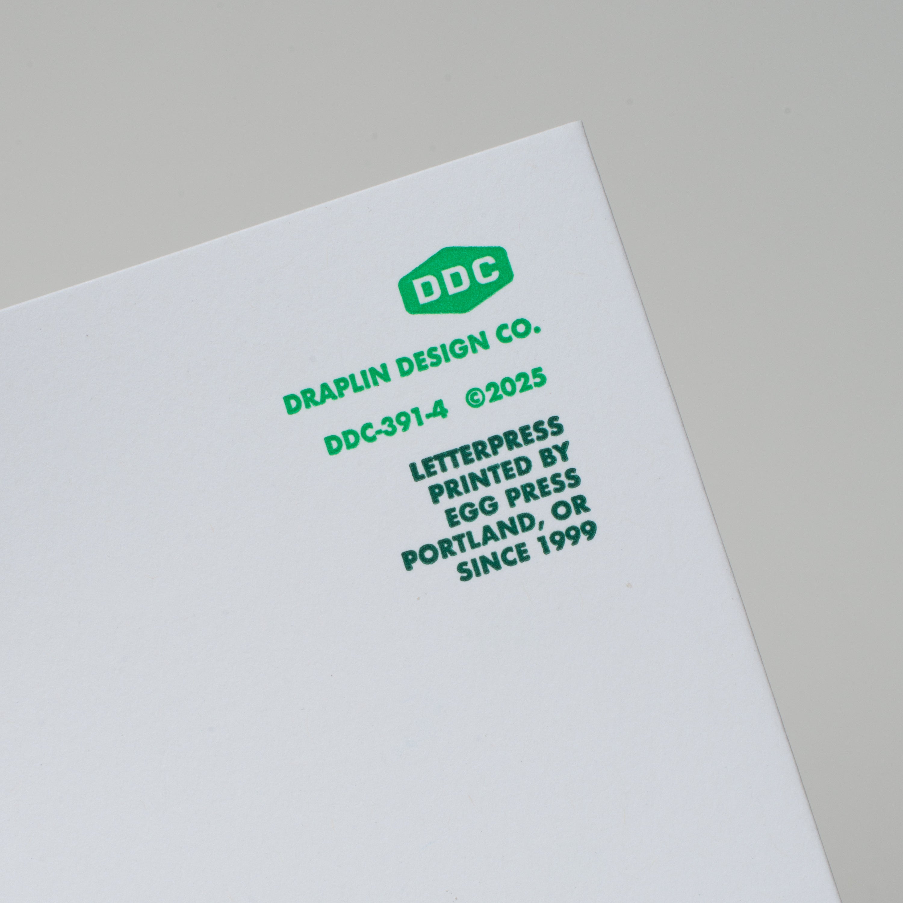 New York State Letterpress Greeting Card