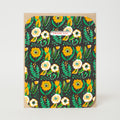 Floral Thank You Letterpress Greeting Card