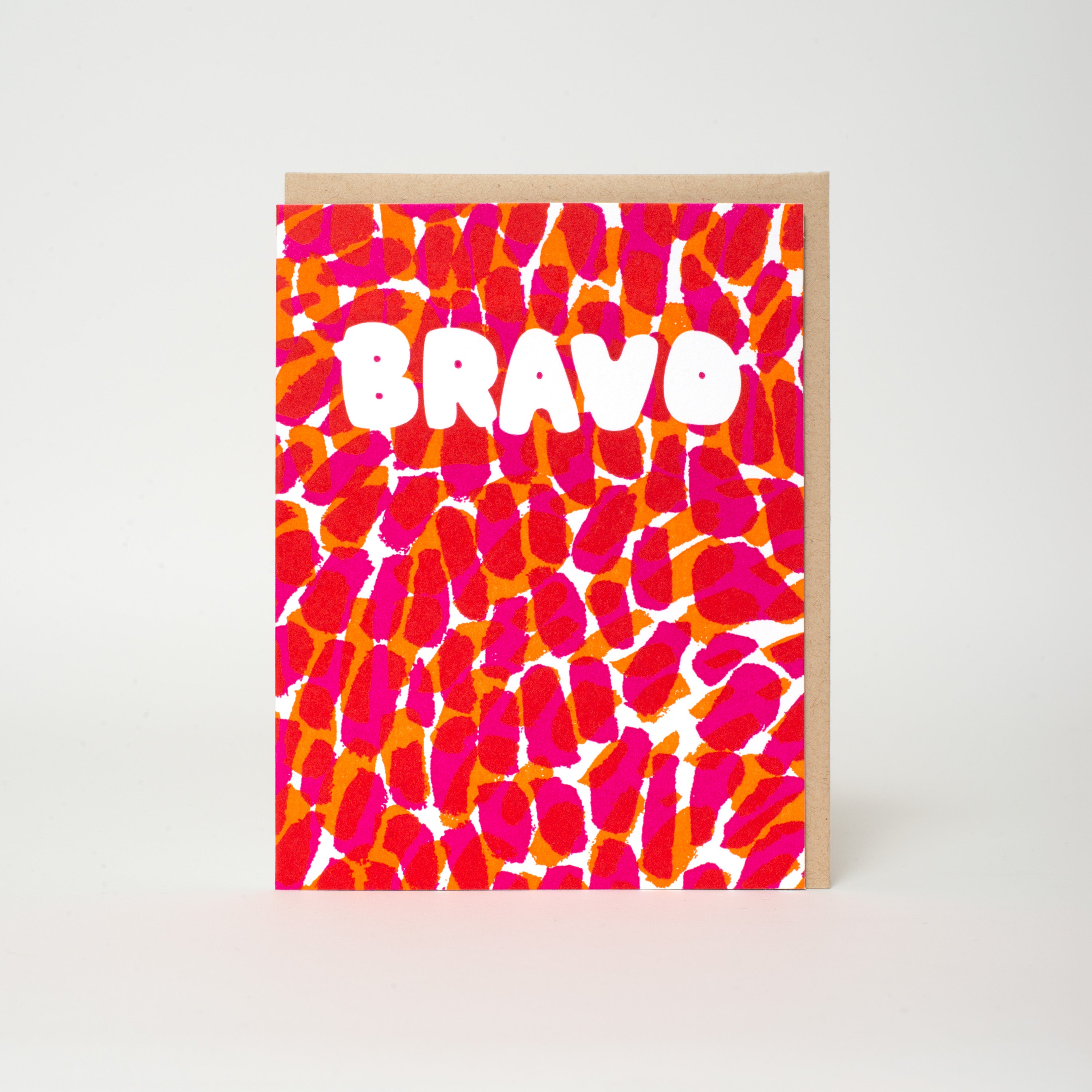 Bravo Congratulations Letterpress Greeting Card