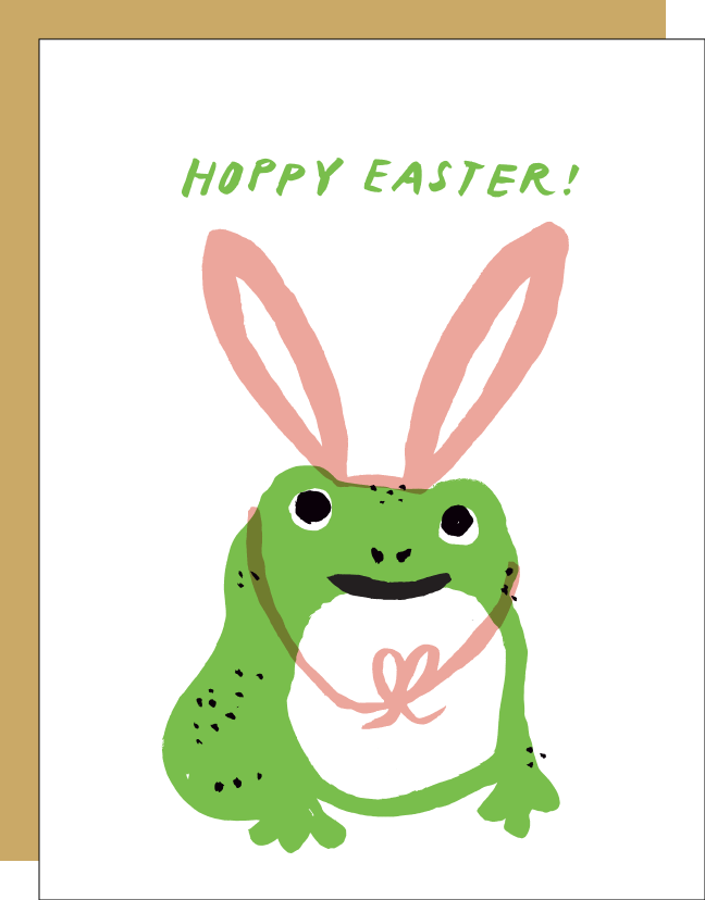 Hoppy Easter Frog