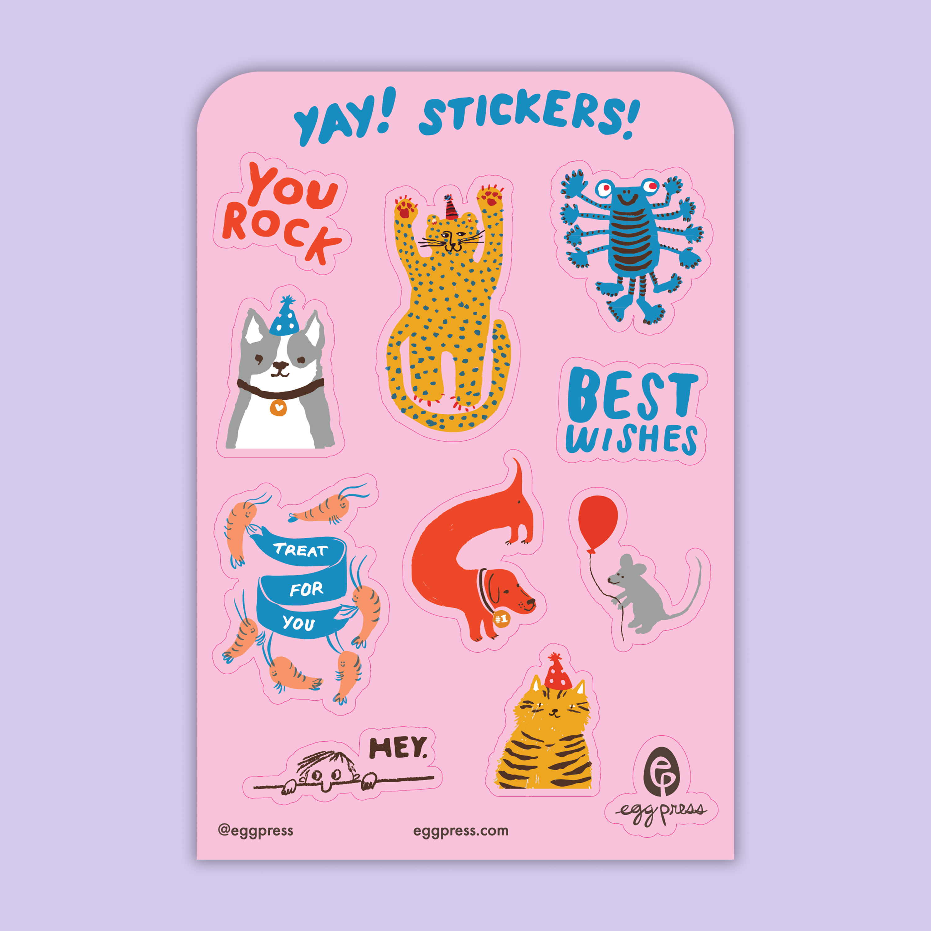 Card & Sticker Sheet Set - Shark Birthday
