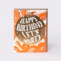 Disco Ball Birthday Letterpress Greeting Card