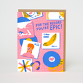 For The Record Friendship Letterpress Greeting Card