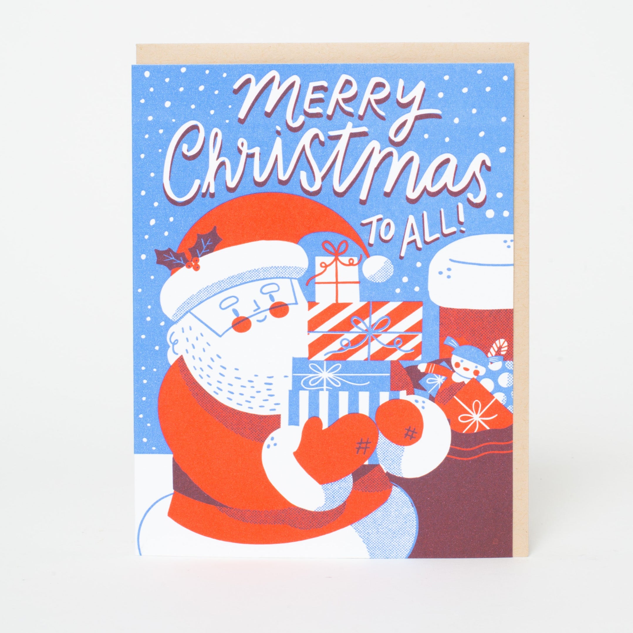 Santa Merry Christmas Card