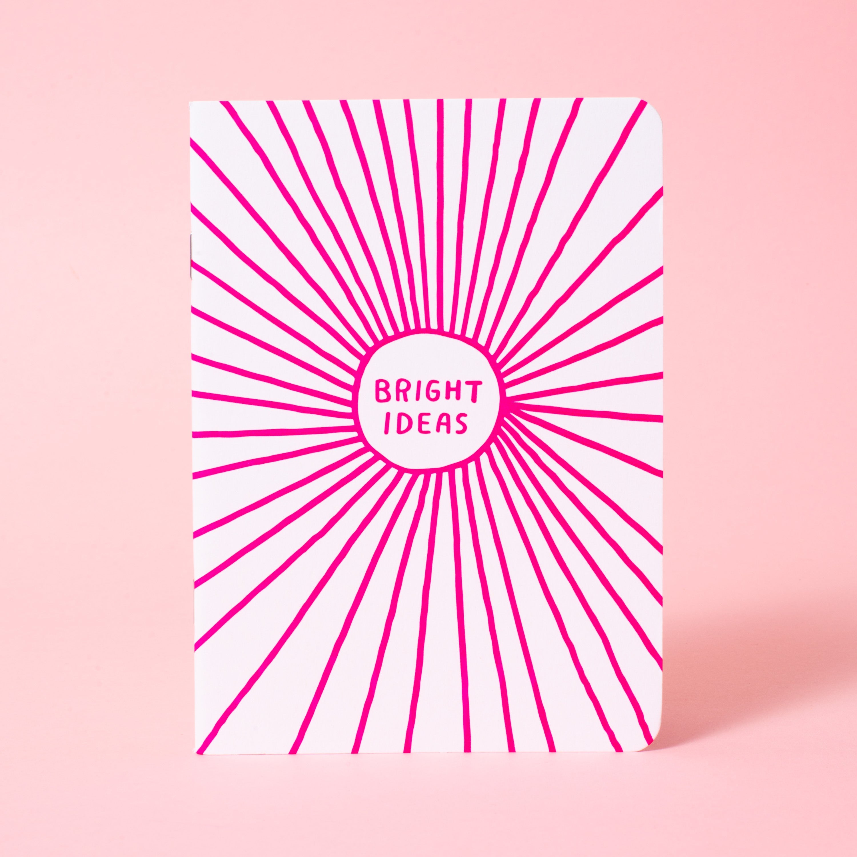 B6 Softcover Blank Notebook - Bright Ideas Sunburst