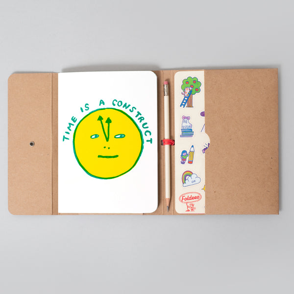 Foldeeo Notebook Folio B6 Time is a Construct
