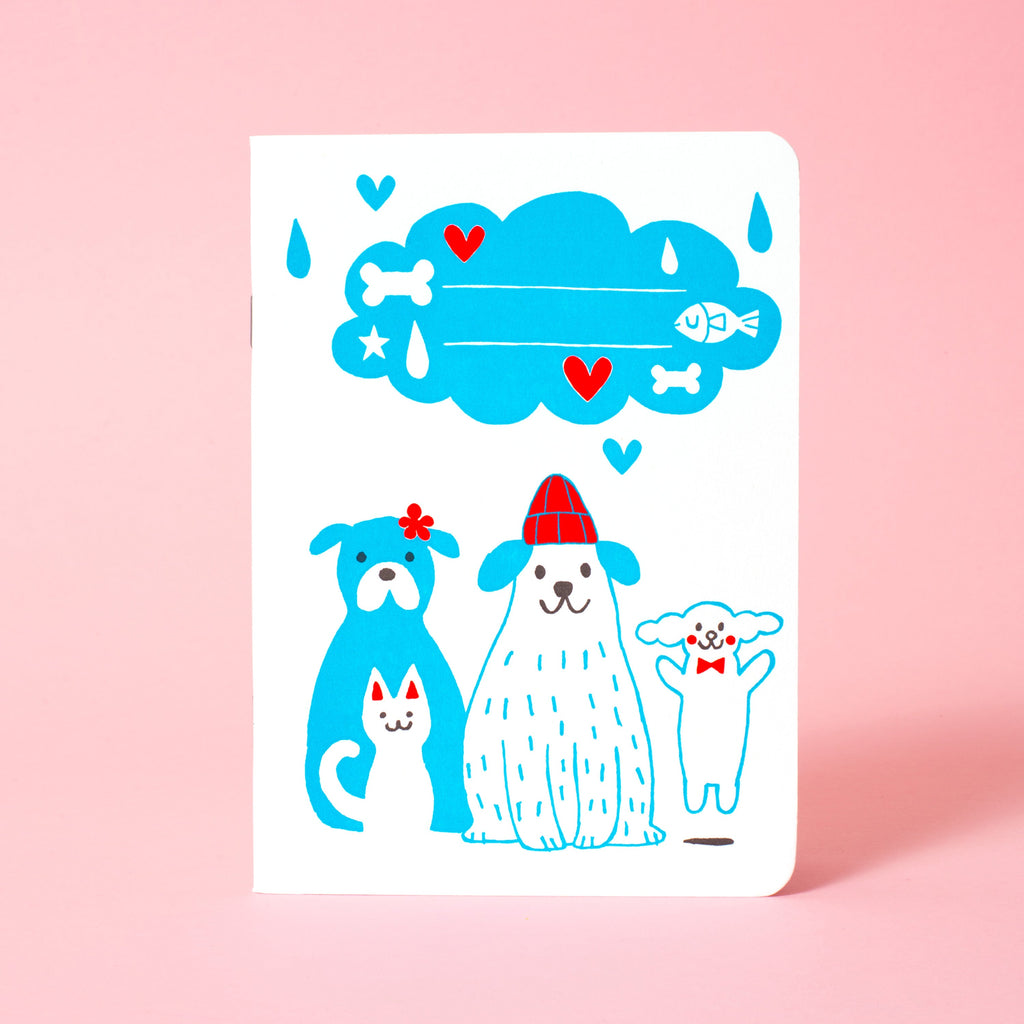B6 Softcover Blank Notebook - Dog Squad