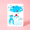B6 Softcover Blank Notebook - Dog Squad