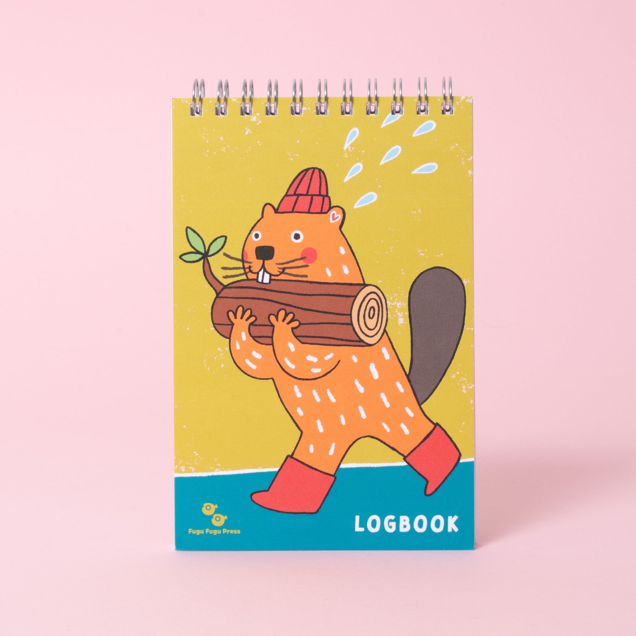 Beaver Logbook 4x6" Spiral Notebook Blank
