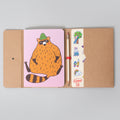 Foldeeo Notebook Folio B6 Fat Raccoon