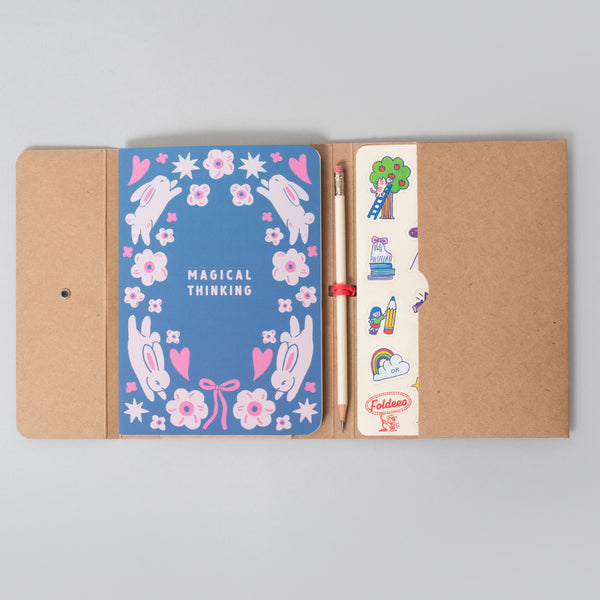 Foldeeo Notebook Folio B6 Magical Bunnies