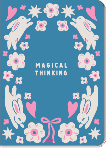 Magical Thinking Bunnies B6 Blank Notebook