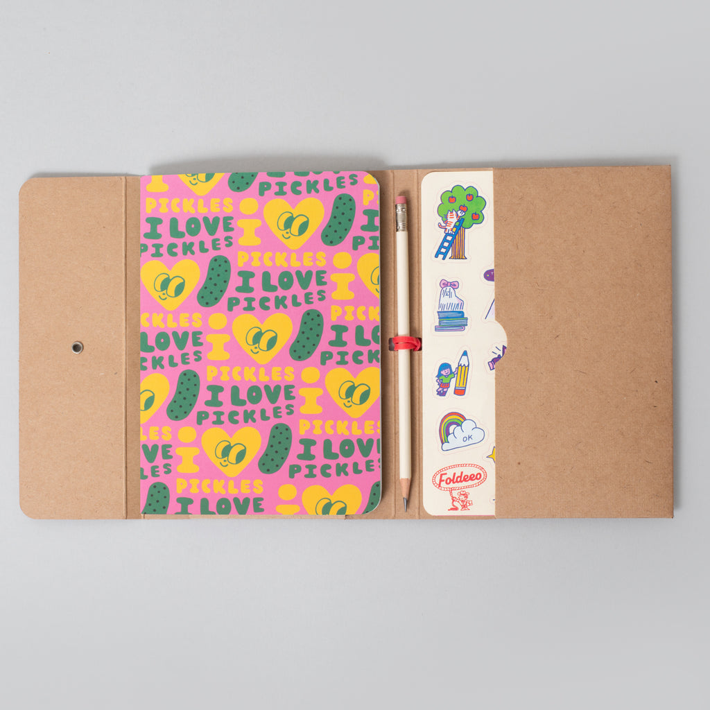 Foldeeo Notebook Folio B6 Pickles