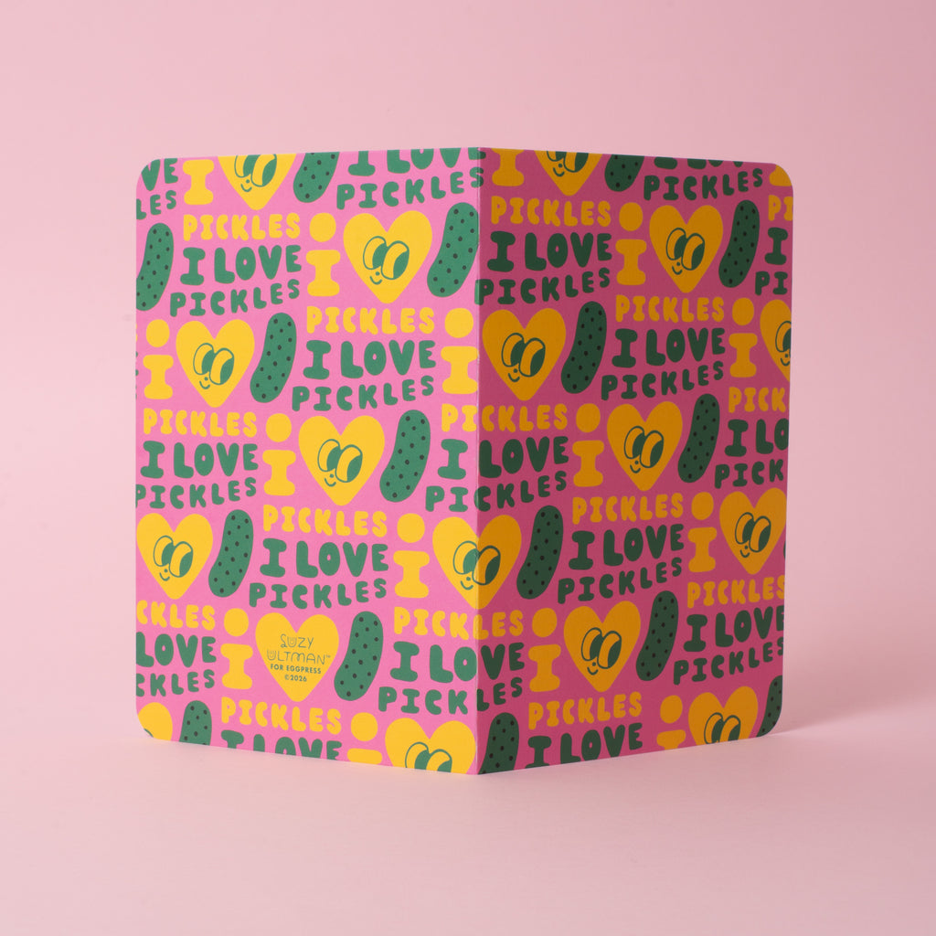 I Love Pickles B6 Blank Notebook