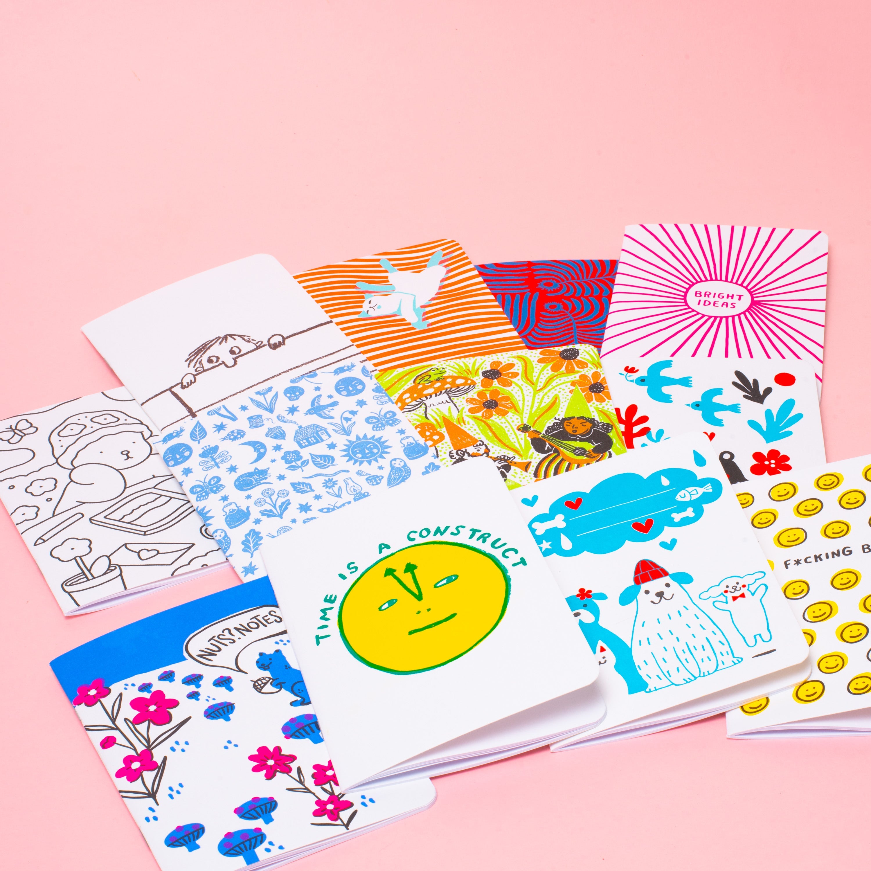 B6 Softcover Blank Notebook - Gnome Band