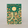 Owl Love Letterpress Greeting Card