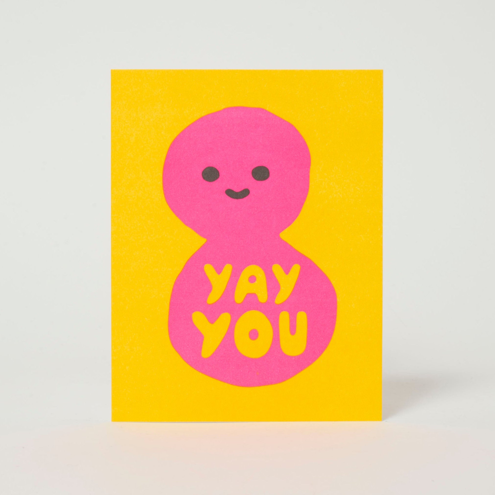 Yay You Congrats Letterpress Greeting Card