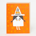 Halloween Witch Letterpress Greeting Card
