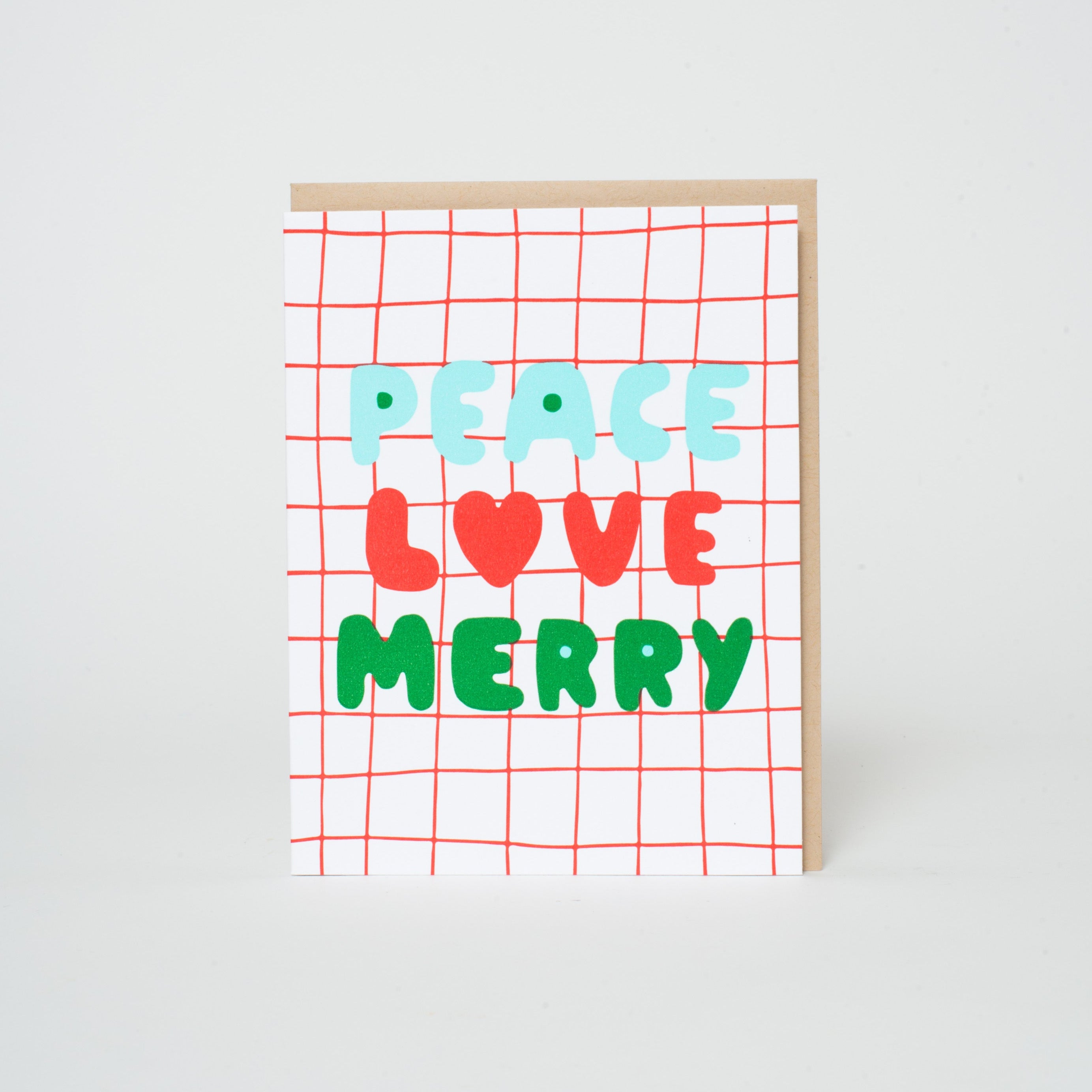 Peace, Love, Merry Holiday Card