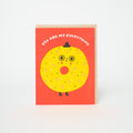 Everything Bagel Love Letterpress Greeting Card