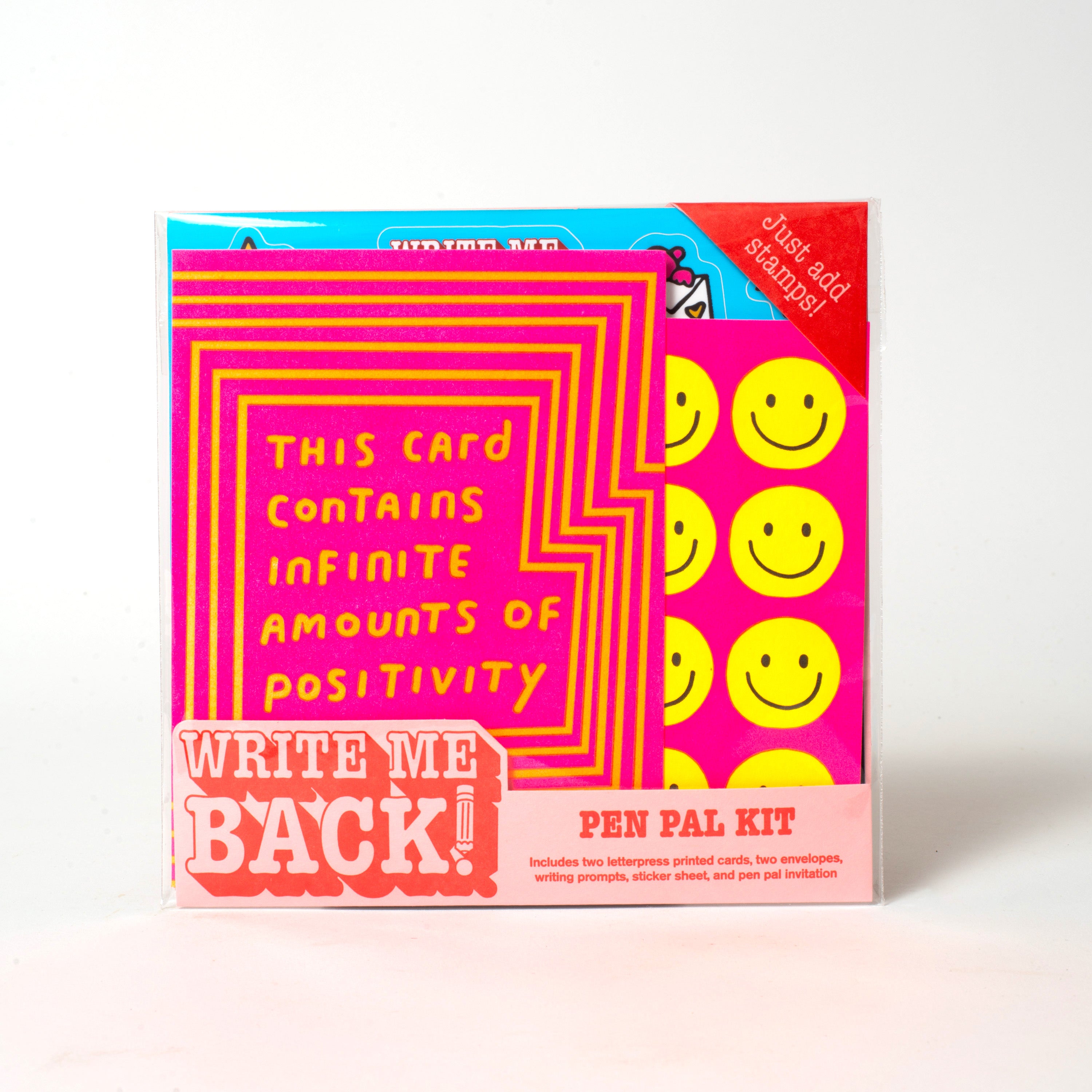 Write Me Back! Pen Pal Kit (Infinite Positivity + Smiles)