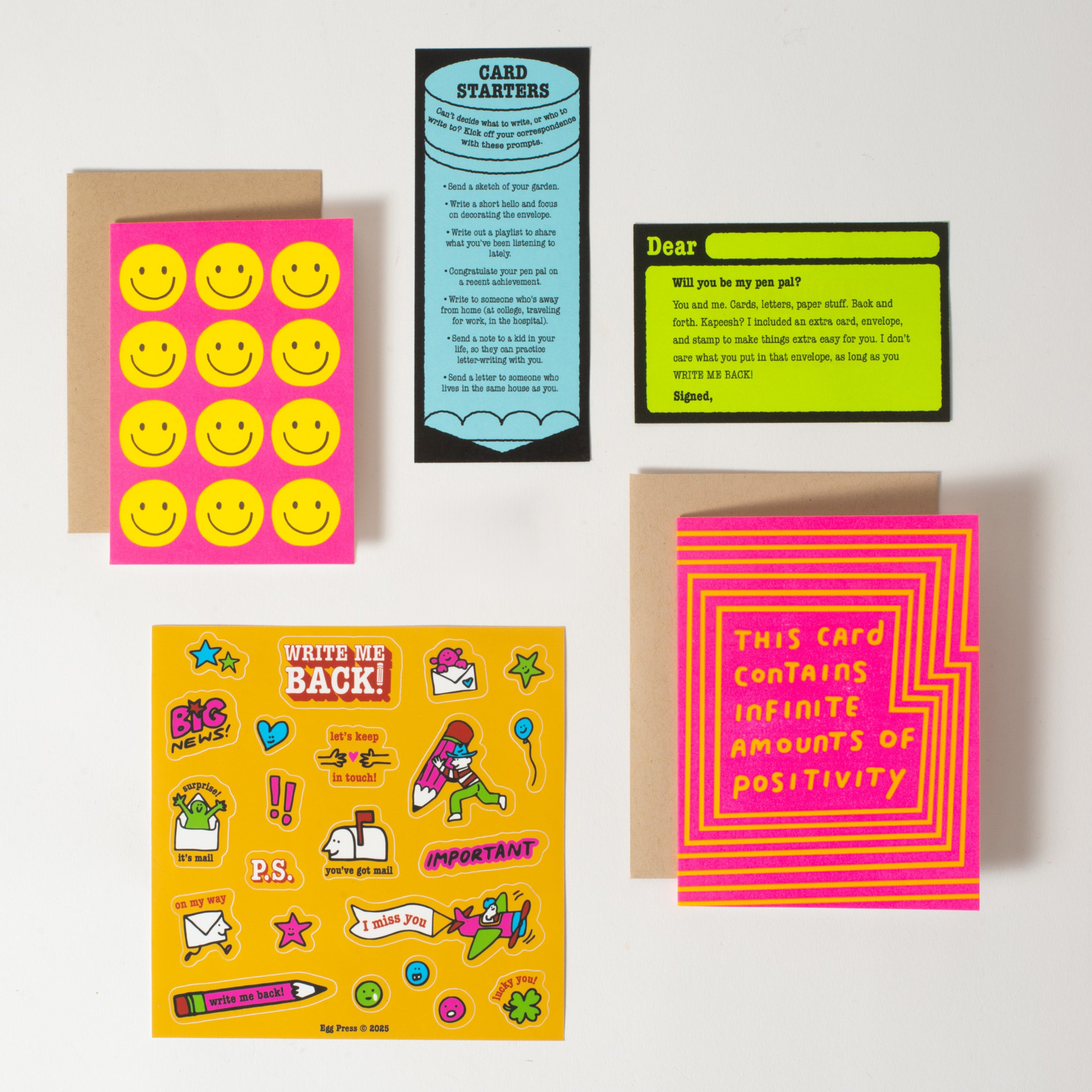 Write Me Back! Pen Pal Kit PARTY PACK
