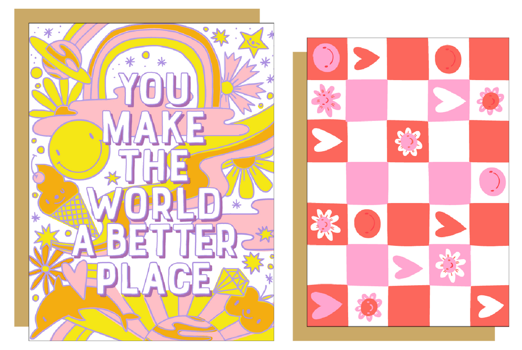 Write Me Back! Pen Pal Kit (Better Place + Checkerboard)