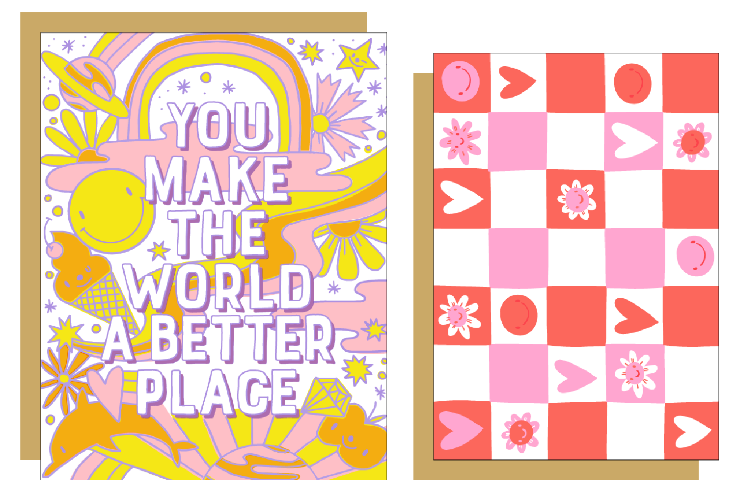 Write Me Back! Pen Pal Kit (Better Place + Checkerboard)