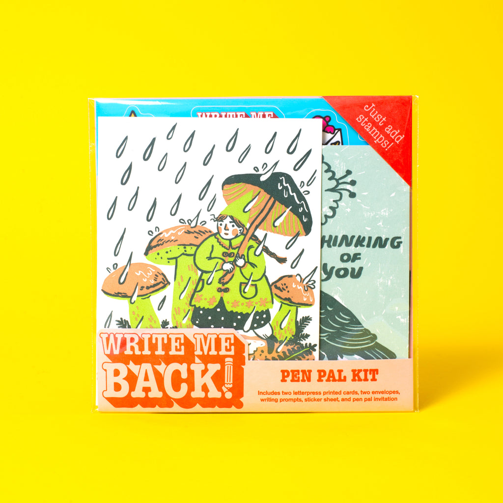 Write Me Back! Pen Pal Kit (Rain Walk + Crow)