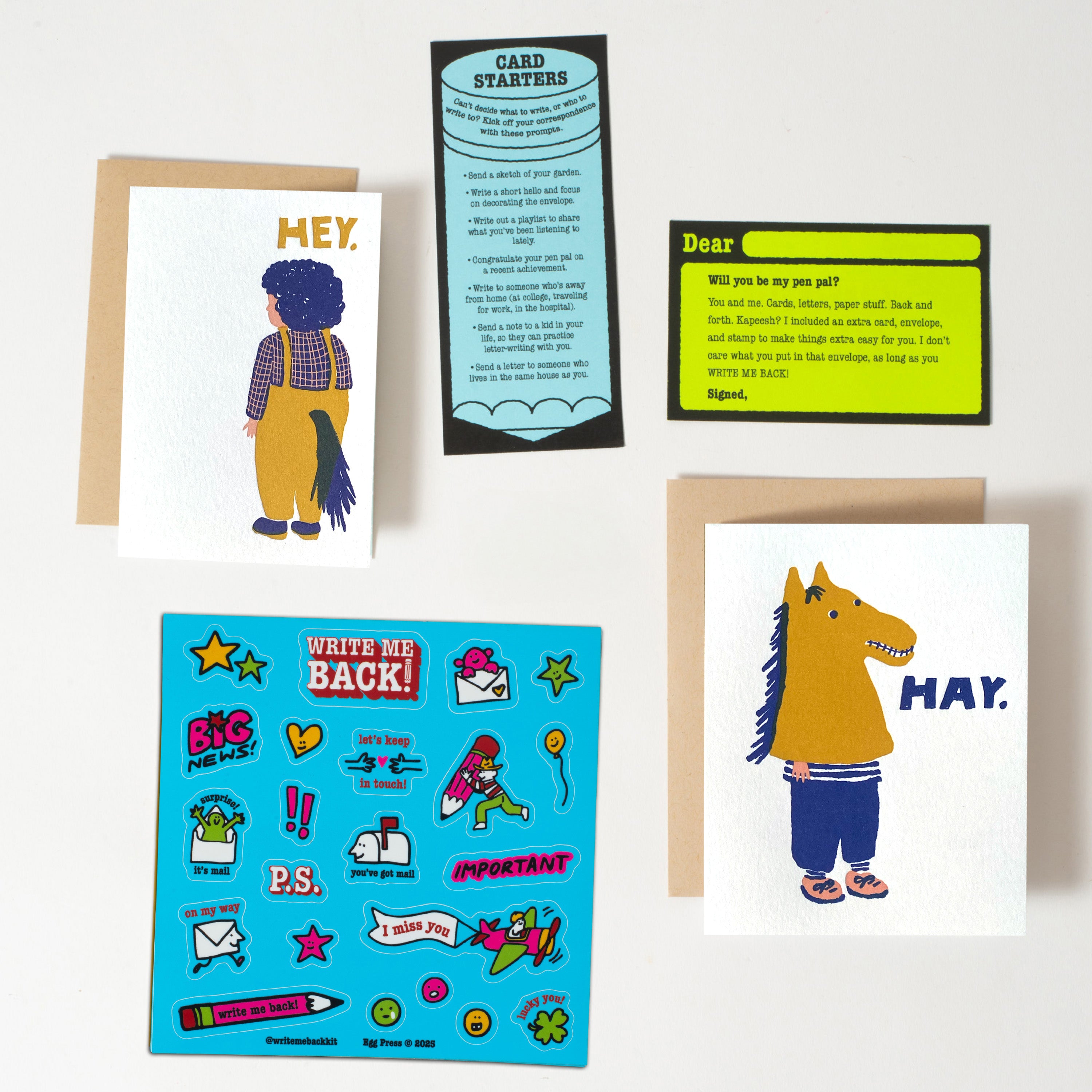 Write Me Back! Pen Pal Kit (Hey Horsey, Hey)