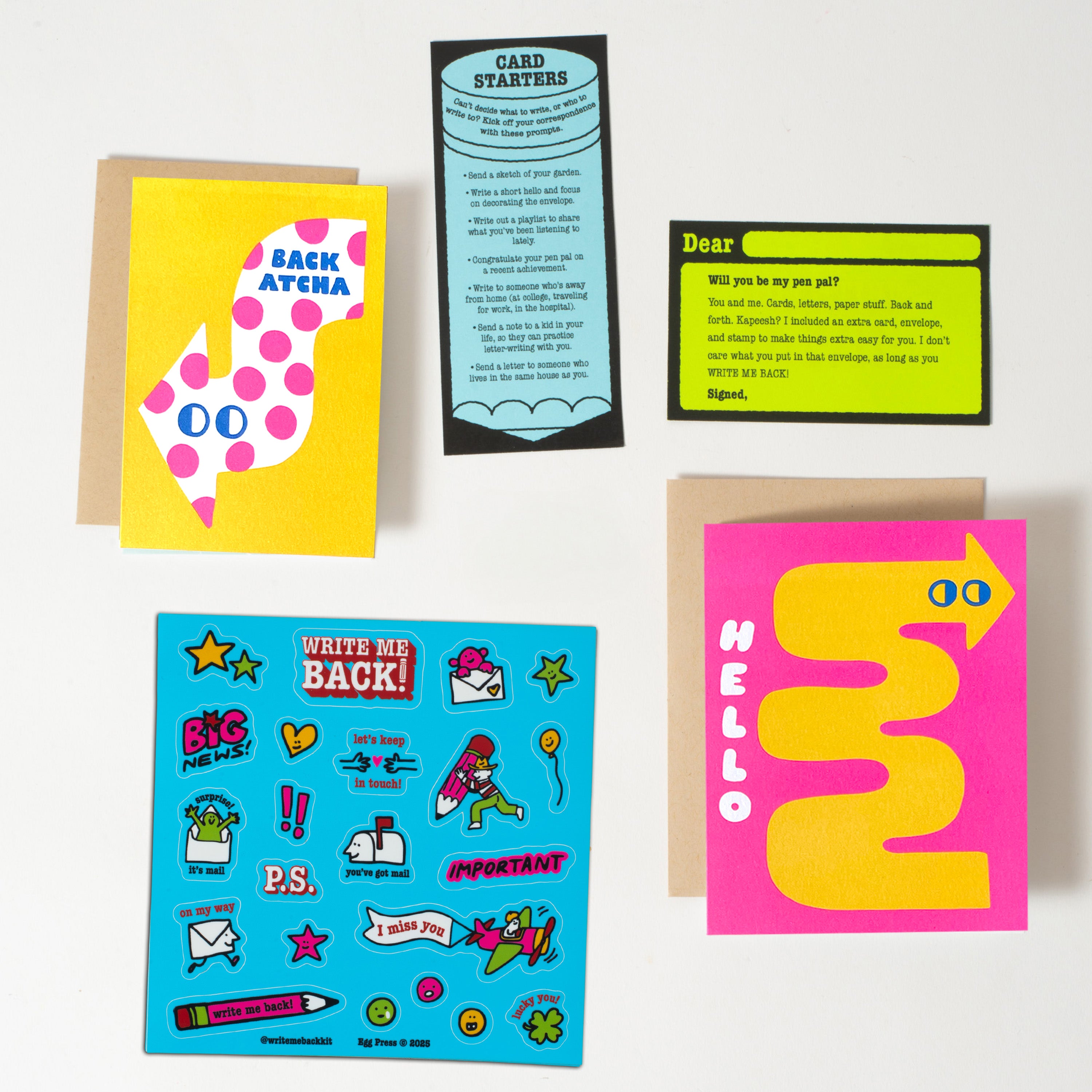 Write Me Back! Pen Pal Kit (Hello Arrows)