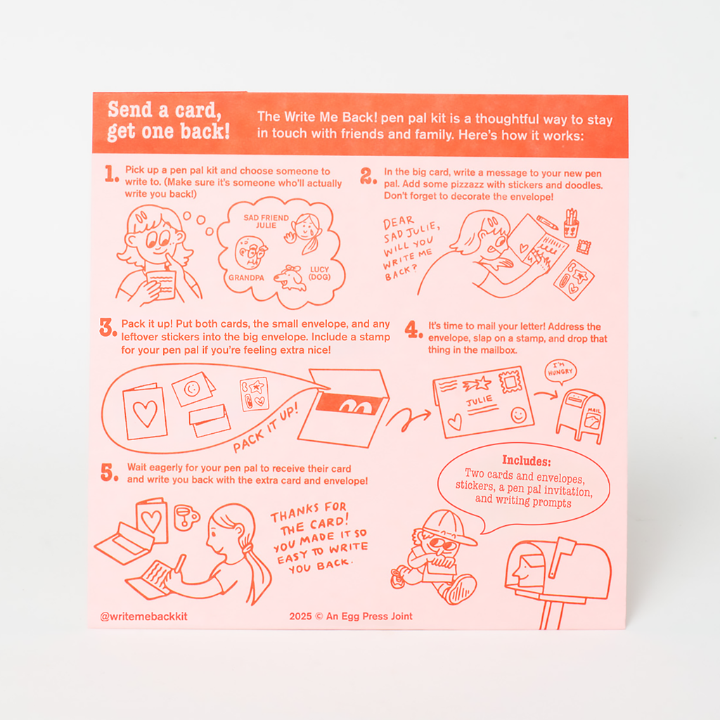 Write Me Back! Pen Pal Kit (Appreciate You + Flowers)