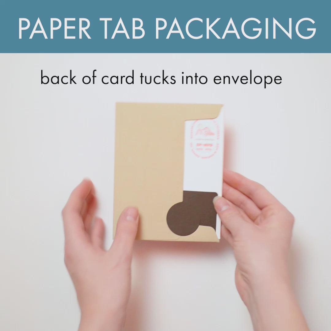 Tiki Birthday Cocktails Letterpress Greeting Card